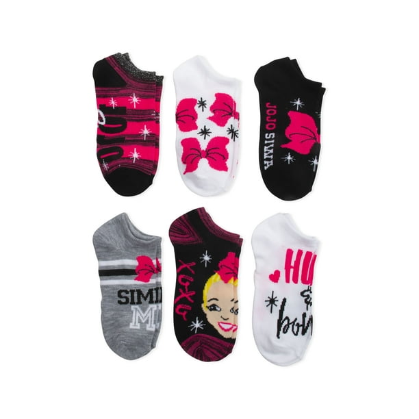 Jojo Siwa Girls 5 Pack Shorty Socks 